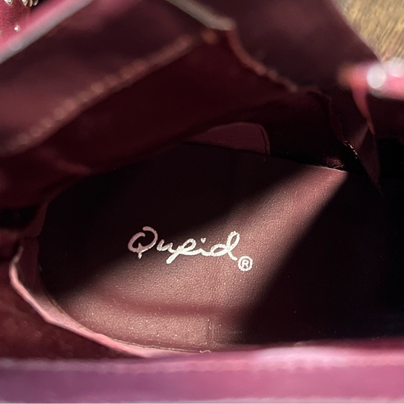 Qupid Studded Faux Suede Ankle Booties - Picture 7 of 9